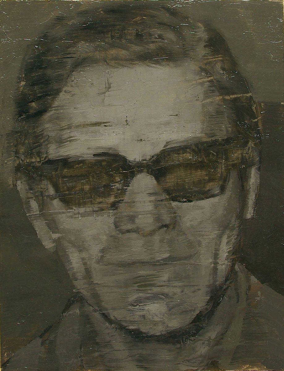 Javier Artica, Sólo cuando respiro. 2016, óleo sobre tabla, 26 x 19 cm