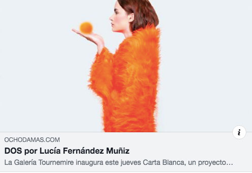 “DOS por Lucía Fernández Muñiz” de Marina P. Villarreal, OCHO DAMAS, 06/06/19