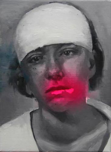 María Carbonell, Fase 2. 2016, oil on linen, 33 x 24 cm
